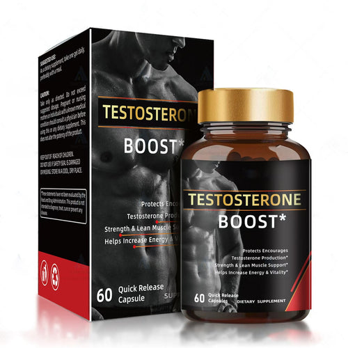 Natural Testosterone Booster Supplement Capsules for Men Tribulus Fenugreek