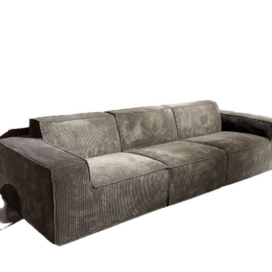 Luxury Corduroy Sofa Living Room Detachable Washable Frameless Custom Size/Color
