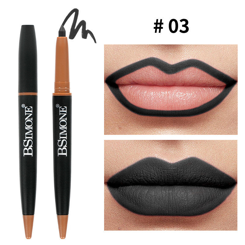 Matte Lip Liner & Lipstick 2-in-1 💋 Waterproof & Smudge Proof 🌸 Velvet Finish