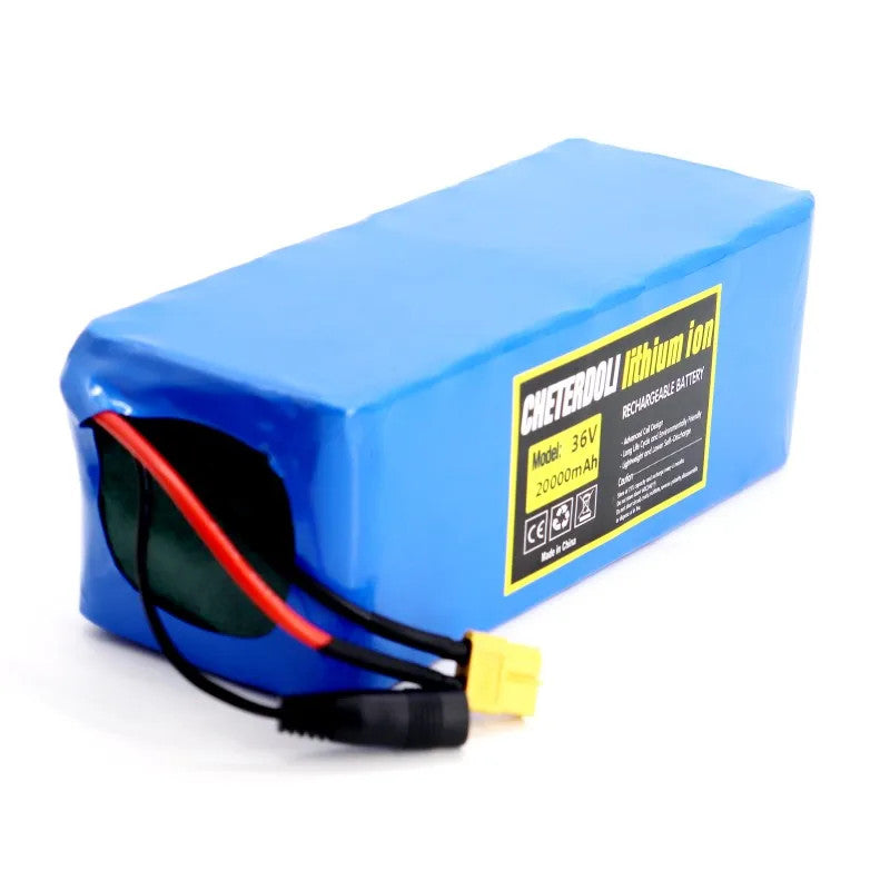 10S4P 36V 100Ah Electric Scooter Rechargeable Li-ion Battery Pack for E-bike