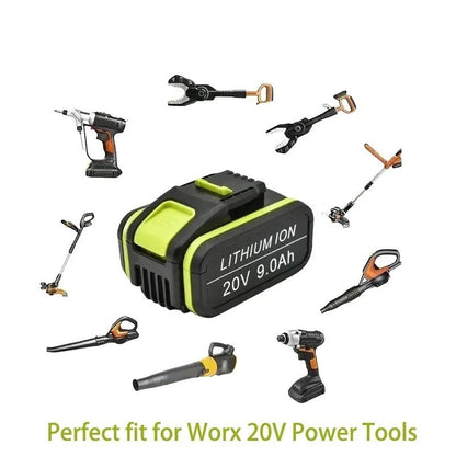 Compatible with Worx WA3551 WG169 WA3516 20V Li-ion Battery for Power Drill