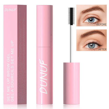 Eyebrow with Brush, Transparent Eyebrow Liner Shaping Waterproof Long Lasting