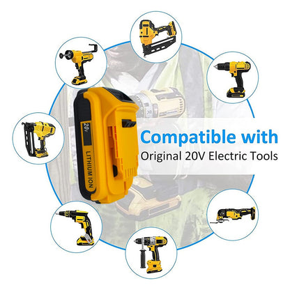 Replacement for DeWalt DCB180 DCB181 20V Li-ion Battery for Power Tools
