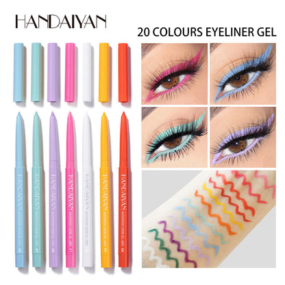 Liquid Eyeliner Pen Quick Dry Waterproof Eye Makeup Colorful Liquid Eye Lines