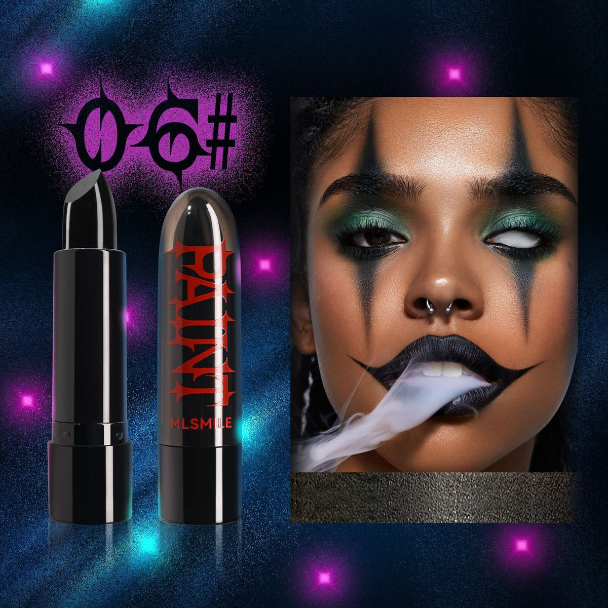 8Color Halloween Lipstick Vampire Makeup Facial Painting Dark Lipstick Christmas