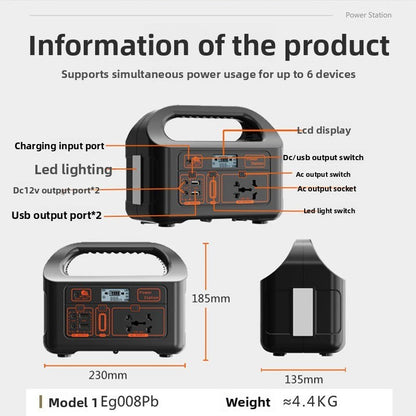 150W Solar Generator 220V/110V Portable for Camping Home Use Power Supply