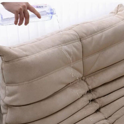Modern Fabric Lounge Chair Foldable Sofa Bed Space Saving Accent Sofa