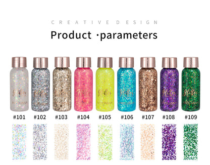 Chameleon Glitter Liquid Eye Shadow Face Body painting Makeup for Women