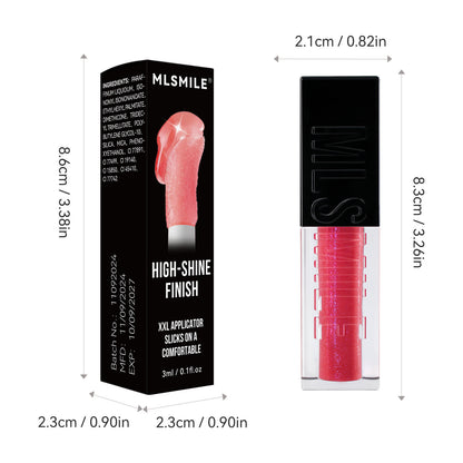 6 Colors Lip Gloss Set Mirror Glossy Hydrating Shiny Lip Oil Lip Balm Waterproof