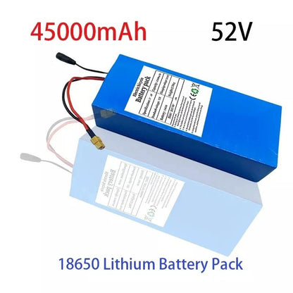 52V 45Ah 14S6P Li-ion Battery Pack High Power with BMS for Electric Bicycle
