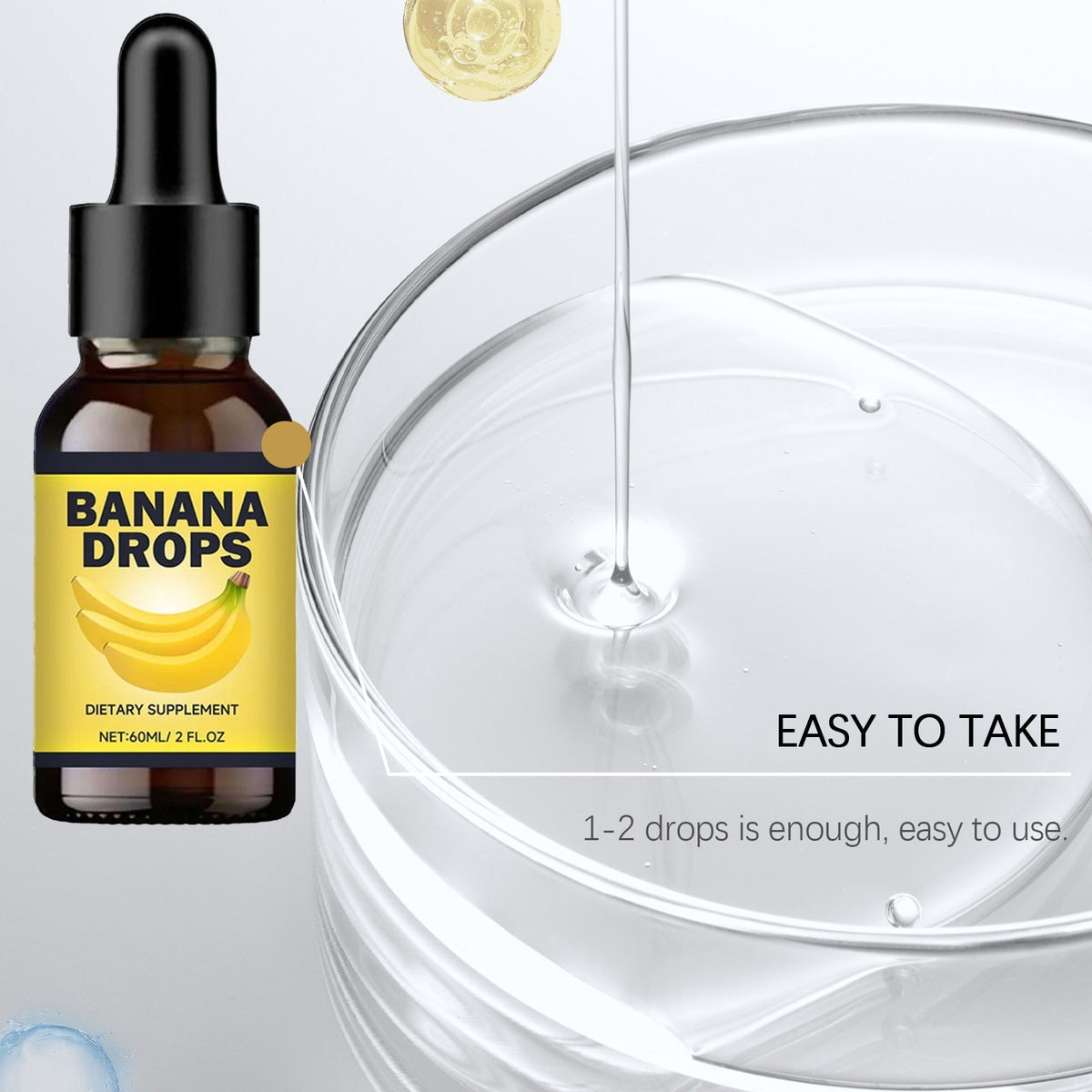100% Authentic Banana Drops - Dietary Supplement Body VITAMIN B1 MINTLEAF