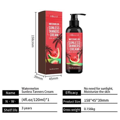 Tropical Fruit Self Tanner - Waterproof Gel, Buildable Natural Glow Self-Tanning