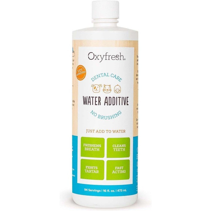Pet Dental Water Additive Fights Bad Breath, Tartar & Plaque, Vet Recommended