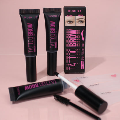 Peel-Off Eyebrow Liner Waterproof Smudge-Proof Easy Color Application