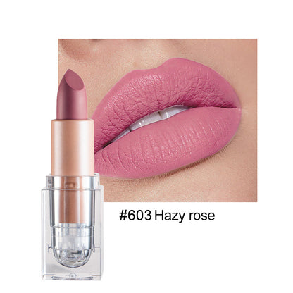 12color Matte Lipstick Crystal Square Nude Red Lip Gloss Makeup for Women Velvet