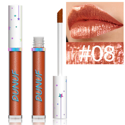 12 Color Shimmer Liquid Lipstick Long Lasting Waterproof Glossy Finish Lip Gloss