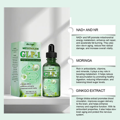 Docteat Appetite Control Drops - Supports Sugar Metabolism & Gut Health