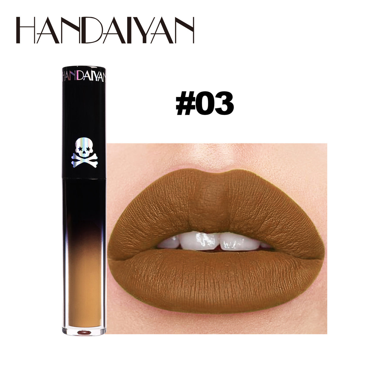 Gothic Lip Gloss Halloween Dark Matte Lip Glaze Vampire Stain Black Purple Green