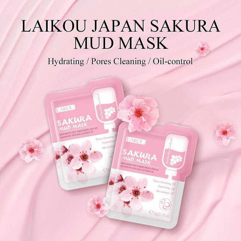Cleaning Skin Masks Set 6 Scent mud skin Pores Cleaning Hydrating Oil-control