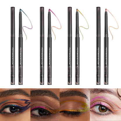 4Colors Chameleon Eyeliner Gel Pencil Waterproof Long Lasting Color Shifting Pen