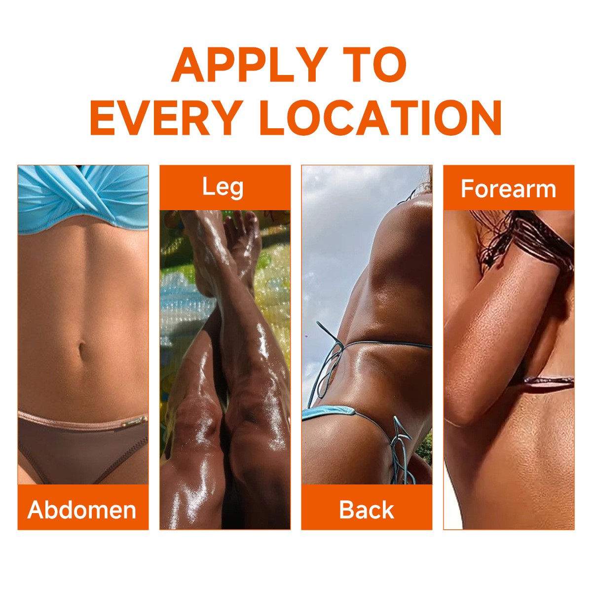 Tropical Fruit Self Tanner - Waterproof Gel, Buildable Natural Glow Self-Tanning