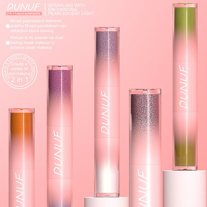 Dual-Ended Eye Shadow Pencil - Metallic + Sparkle, Longwear, Quick Blend
