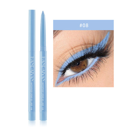 20-Color Eyeliner & Brow Pencil - Quick-Dry, Waterproof, Twist-Up Waterproof