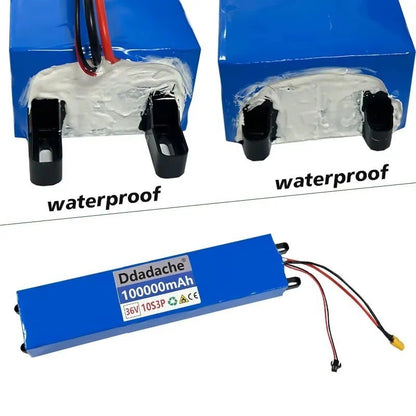 36V 100Ah 500W Li-ion Battery for Xiaomi M365, 10S3P w/ BMS, E-Bike Scooter