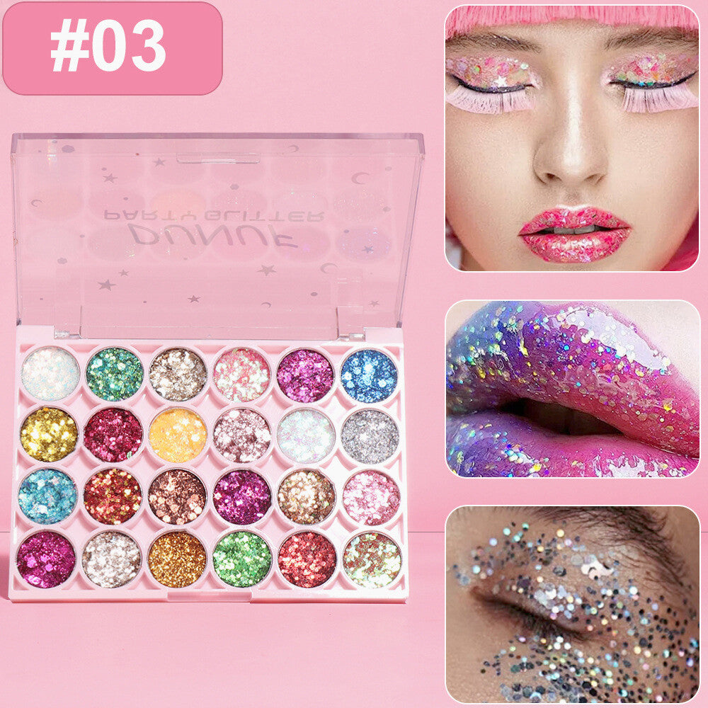 24 Colors Eyeshadow Palette Shimmer Glitter Matte Eye Shadow Professional
