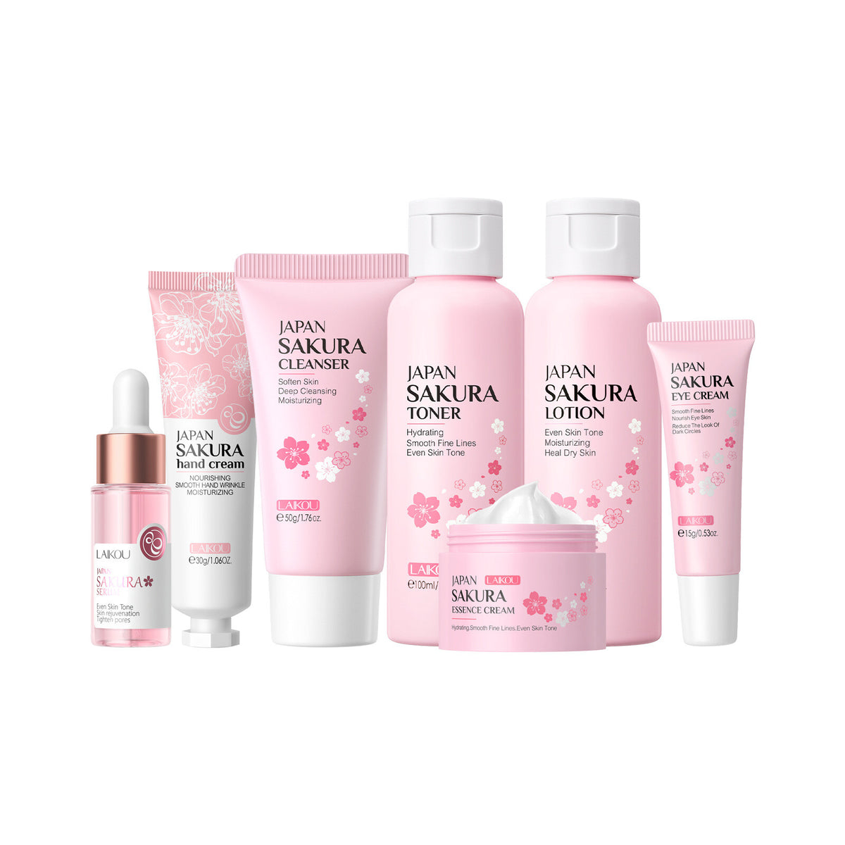 Skin Care set Skin Masks Cleansing Device Eye Mask Essence Cleanser Hand Cream