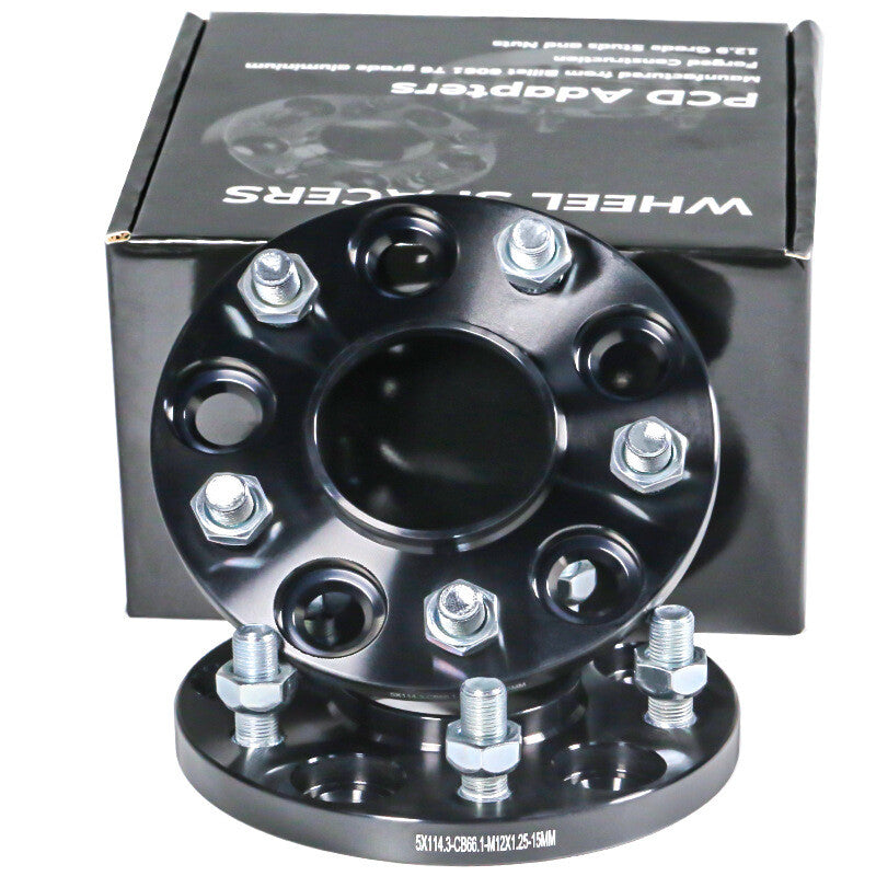 Auto wheel hub modification parts aluminium alloy 5*114.3-66.1-15 Flange plate