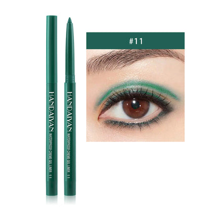 20 Color Liquid Eyeliner Pencil Black Brown Blue Waterproof Long-Lasting Makeup