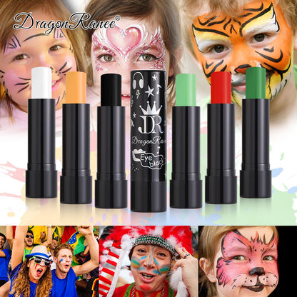 Matte Halloween Lipstick Face painting - Vampire Red, Green, White & Black