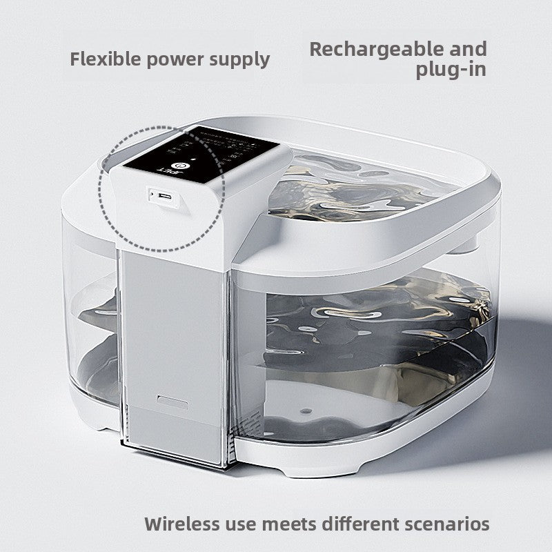 PetFlow Rechargeable Cat Dog Water Dispenser, Cordless Auto Flow
