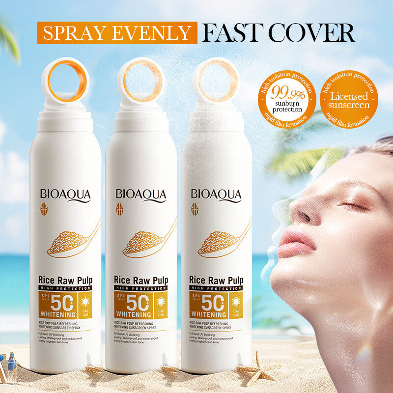 Sun Protection Sunscreen Spray Skincare Milk SPF50+ PA+++ 5.3 fl oz
