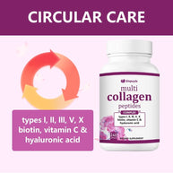 Sinpuyle Multi Collagen Peptides Complex Daily Collagen Supplement Capsules