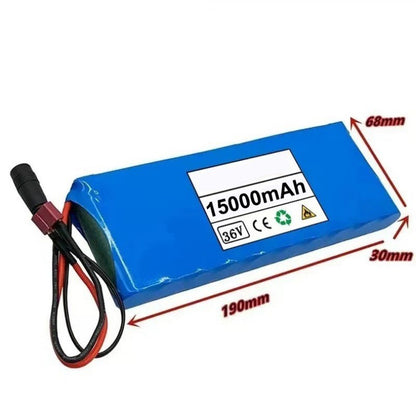 36V 15Ah 10S1P Li-ion Battery Pack with BMS for E-Bike Electric Scooter