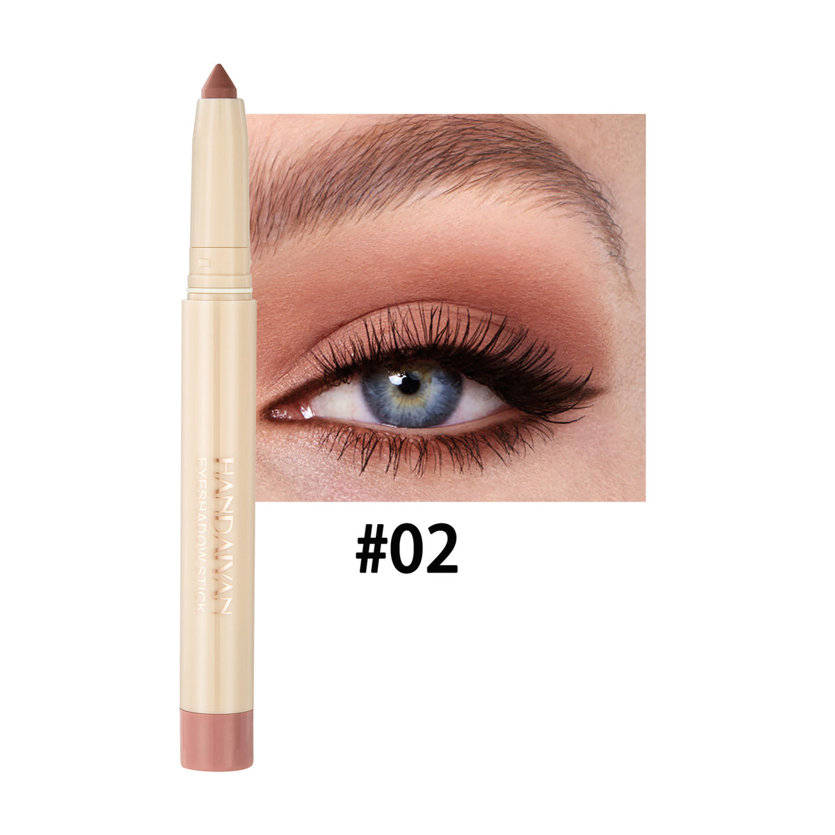 2-in-1 Eyeliner Eye Shadow Stick Quick Dry Velvet Matte Waterproof Long Lasting