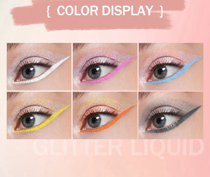 6pcs/gift set Dual-Ended Eyeliner Liqud Pen Sleeping Silkworm Pen Shimmer