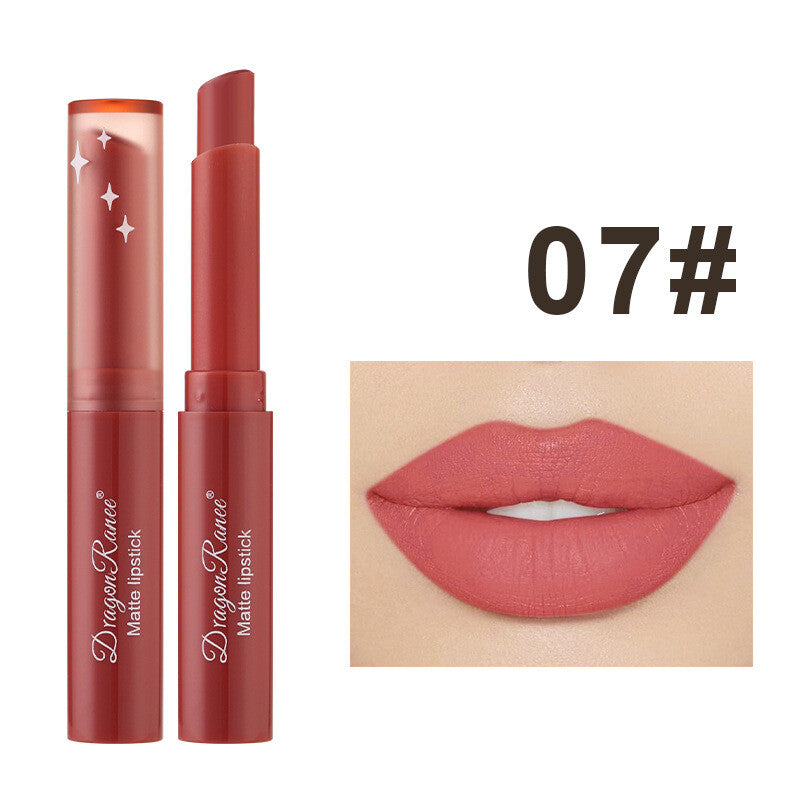 Matte Velvet Lipstick & Lip Liner - Nude & Red Waterproof Long lasting