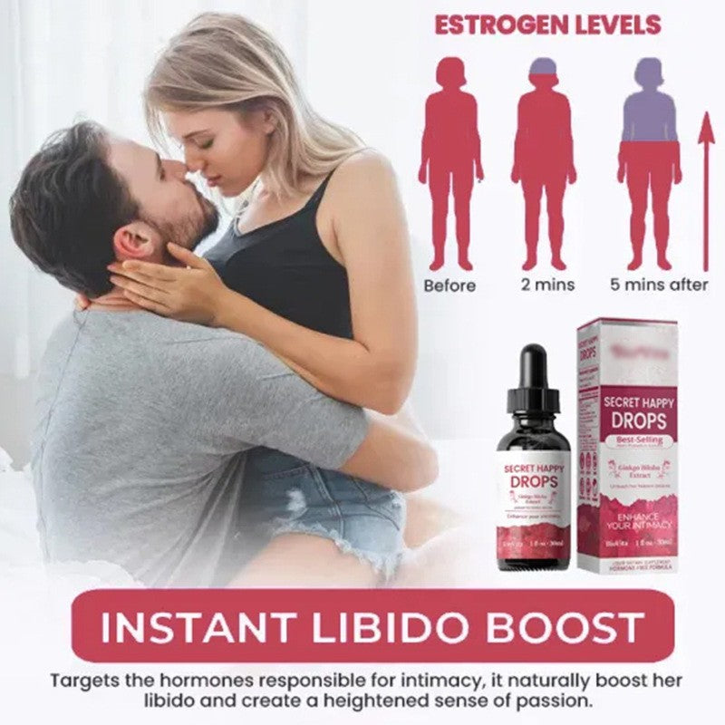 BioVita Natural Secret Happy Drops Instant Libido Boost Vitamin B1 for Women