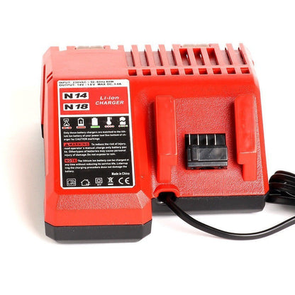 Compatible with Milwaukee M18 18V Li-ion Battery for Impact Wrench Power Tools