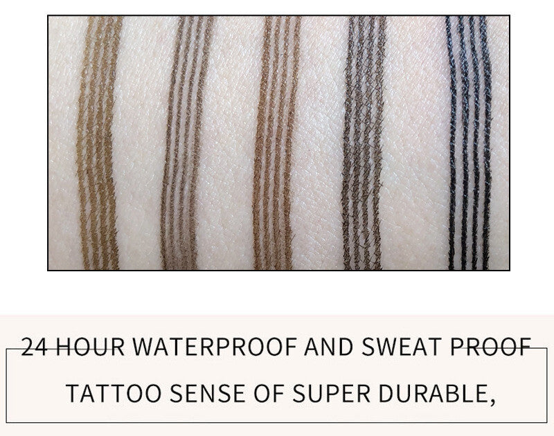 4-Prong Liquid Brow Pen - Ultra-Fine Tip,Eyebrow Liner, Waterproof Long Lasting