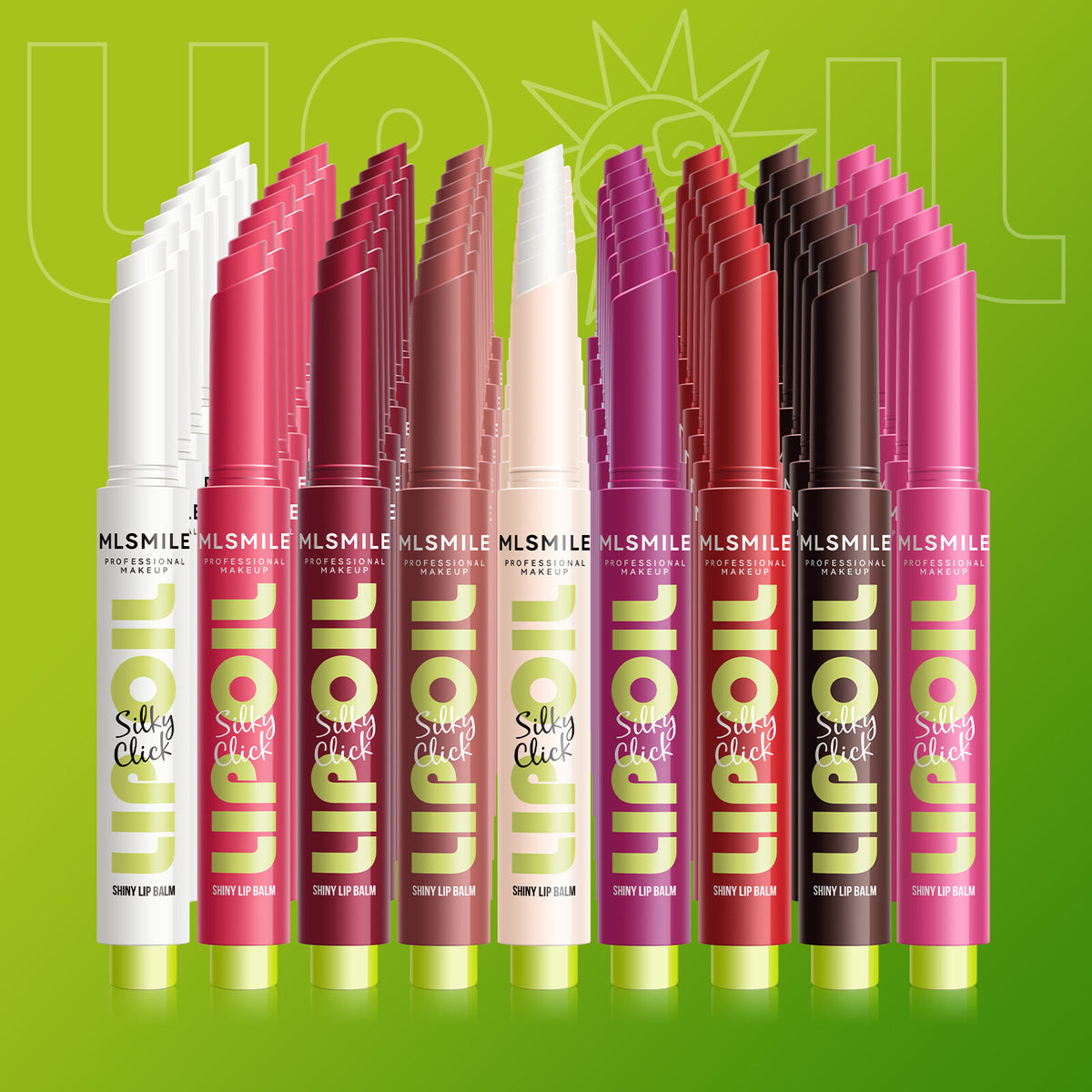 (*3 PCS/SET*) Makeup Press Lipstick Solid Lip Gloss Moisturizing Mirror Lip Oil