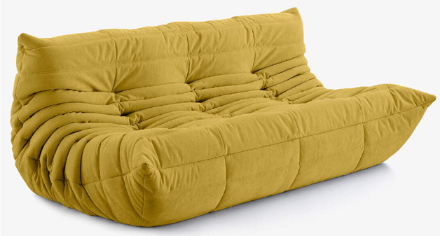 Modern Fabric Lounge Chair Foldable Sofa Bed Space Saving Accent Sofa