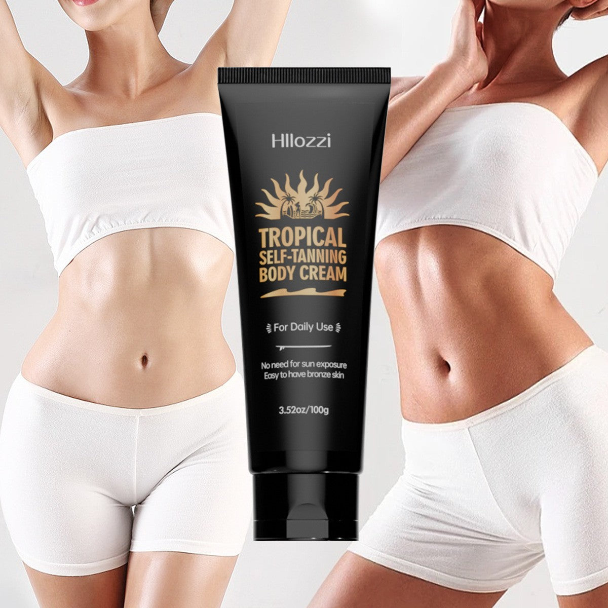 Tropical Coconut Self-Tanning - Natural Bronze, Streak-Free, Moisturizing