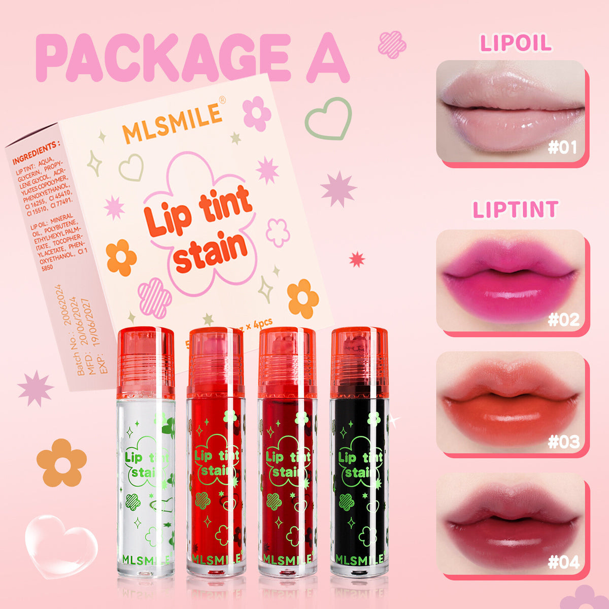 3pcs Lip Plumper Oil Lip Gloss Set Mirror Like Lip Glaze Pouty Transparent