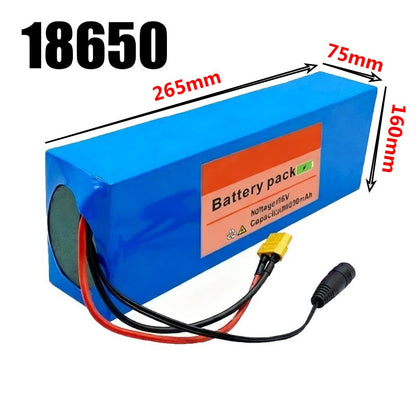 52V 60Ah 14S8P Li-ion Battery Pack with BMS for High-Power E-Bike E-Scooter