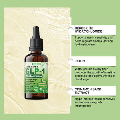 Docteat Metabolic Support Drops - Sugar Balance & Gut Wellness Aid