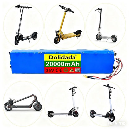 Xiaomi M365 36V 20Ah 10S3P Li-ion Battery with BMS for E-Scooter